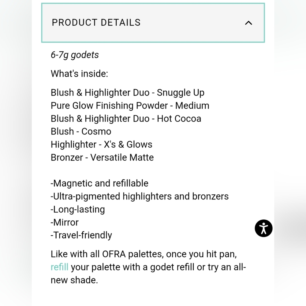 OFRA COSMETICS Professional Palette - On the Glow II - Picture 4 of 11